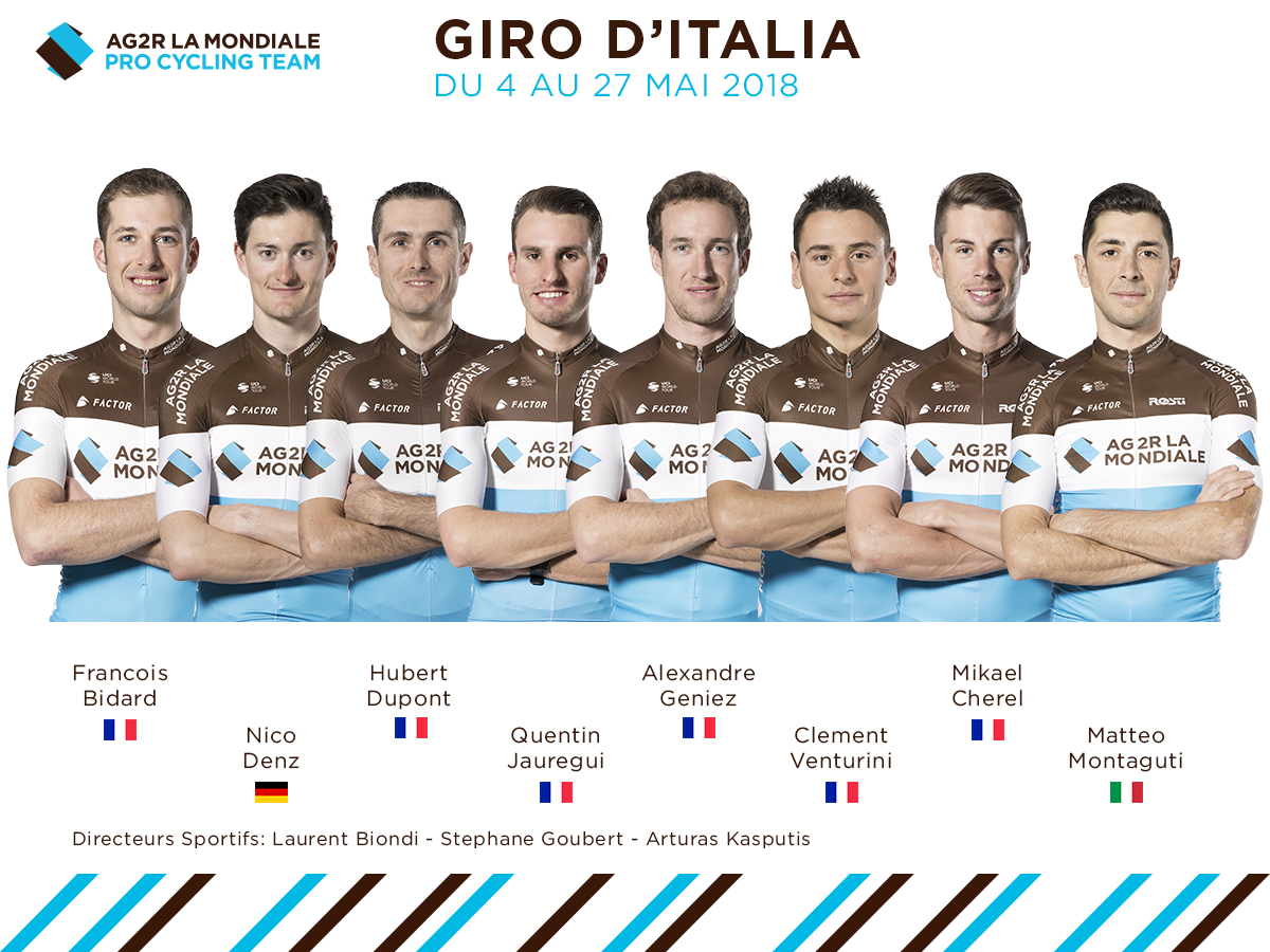 Ag2r La Mondiale apuesta por el Top ten de Alexander Geniez en el Giro de Italia