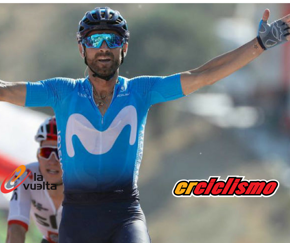 Valverde brilla en  la  etapa  2 de la  Vuelta y  Kwiatowski se viste de Rojo