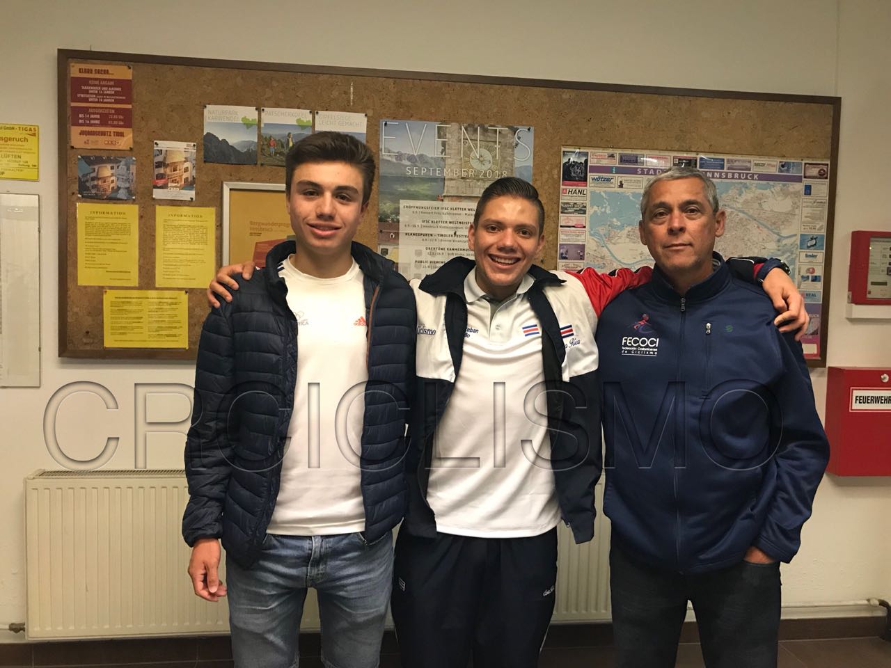 Julián Madrigal y Luis Murillo ya están en Austria para el mundial de ciclismo