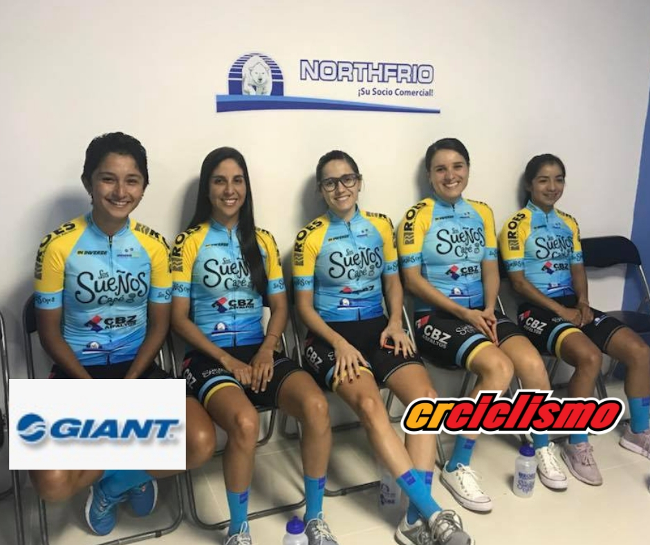 Milagro  Mena será la jefa de filas del equipo los Sueños Café de cara la Vuelta Femenina