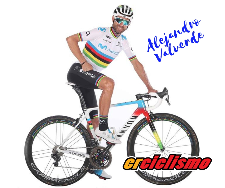 Valverde  se  viste  de arcoíris de  cara a Il Lombardía