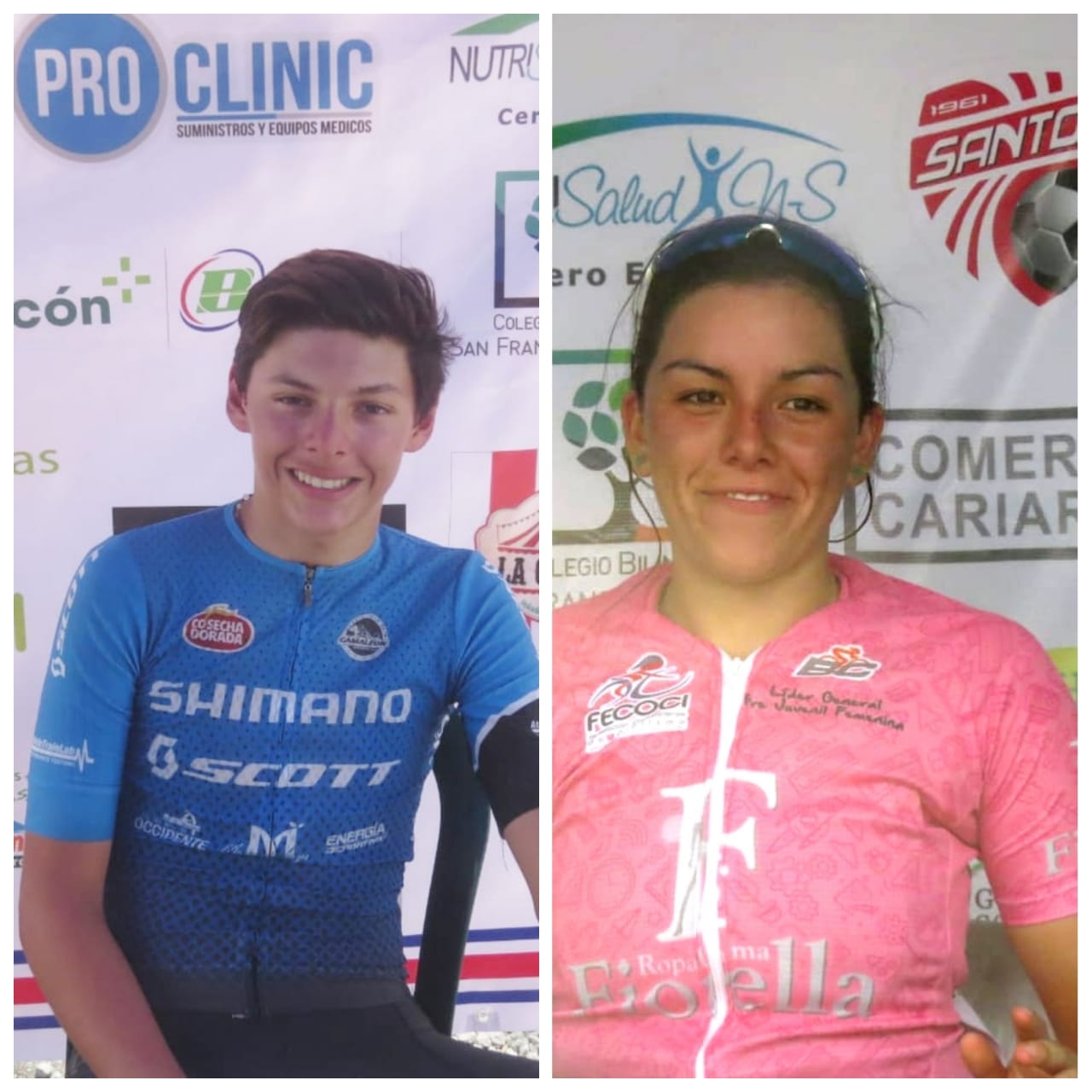 Kiana Rodríguez y Sebastián Calderón campeones de la Vuelta Infantil