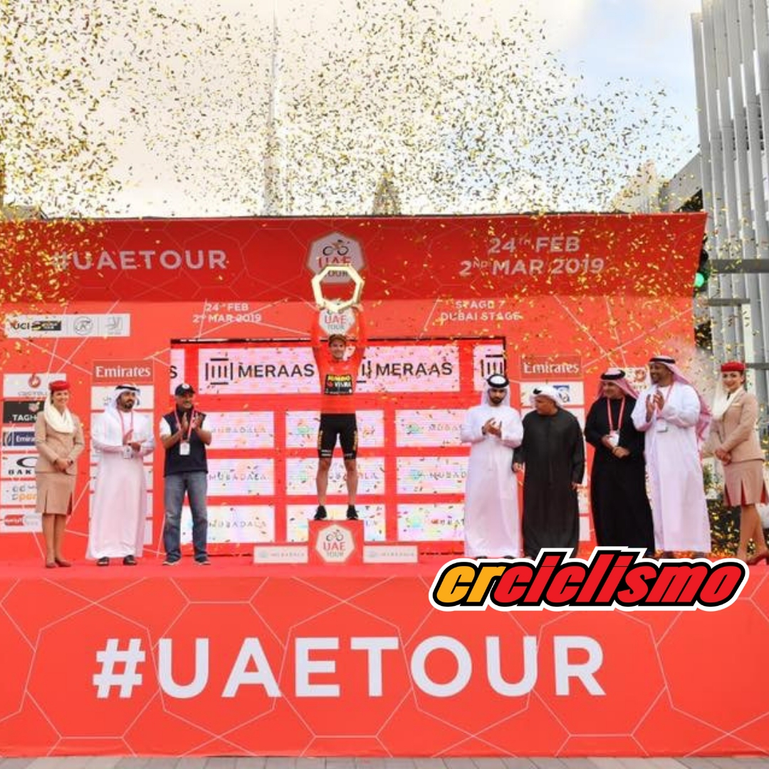 Roglic se corona en los Emiratos  y Amador es 69 en  la general individual