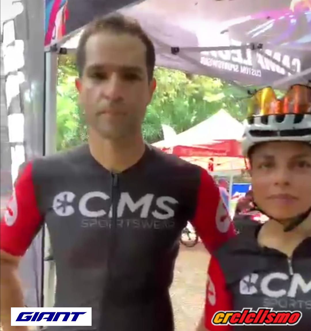 Eunice Rojas y Rolando Ávila del Team CMS Sports Wear fueron la pareja más fuerte del primer día de Kivelix Trophy