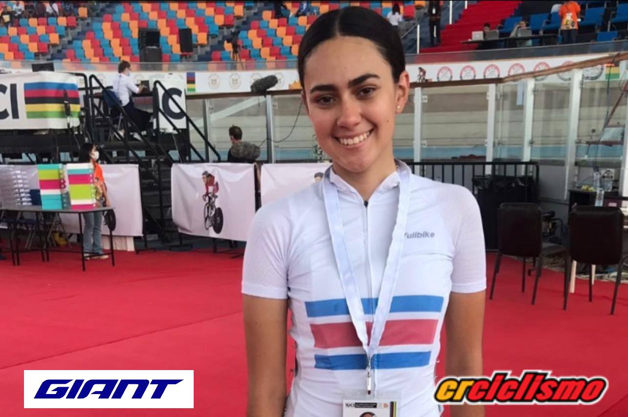 Alondra Granados se ubicó 20 en la final del mundial de scratch en Egipto