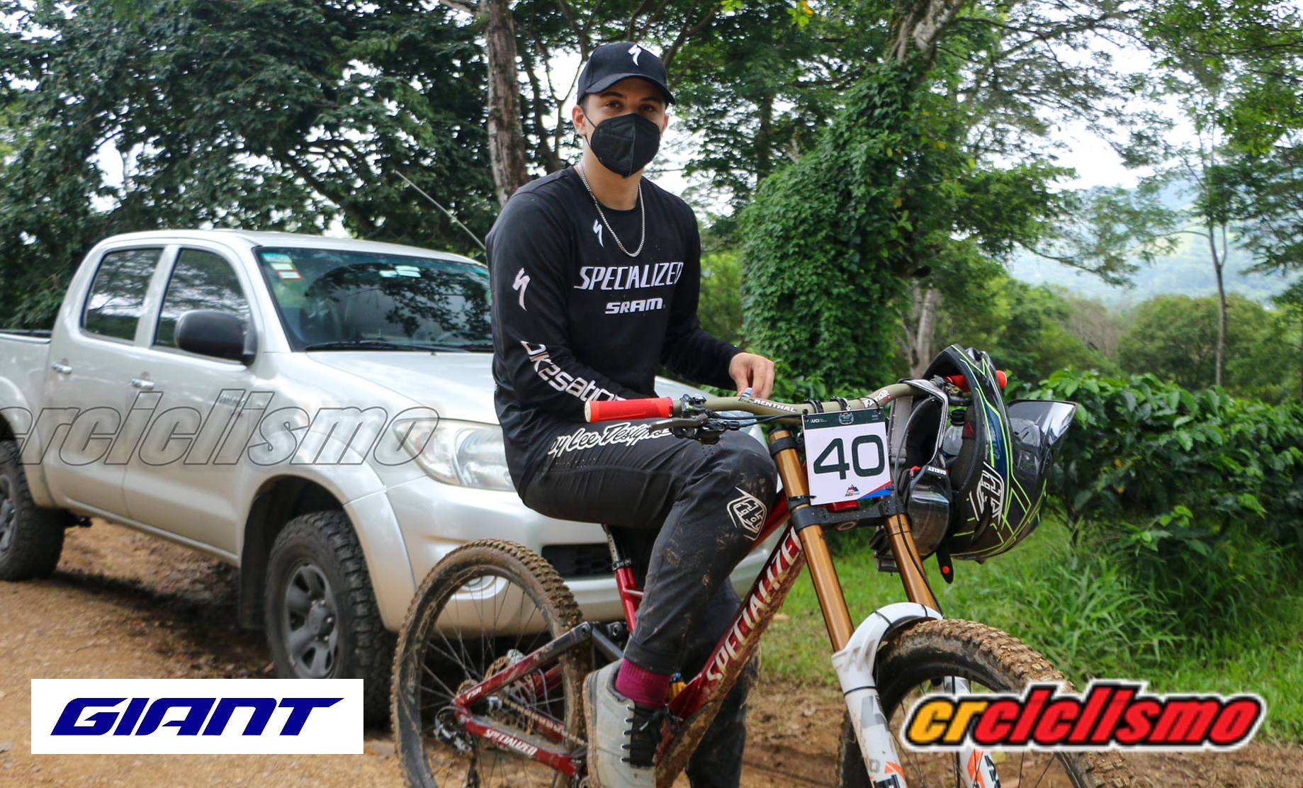 Ian Woodbridge se consagró como el mejor cadete del downhill en Costa Rica