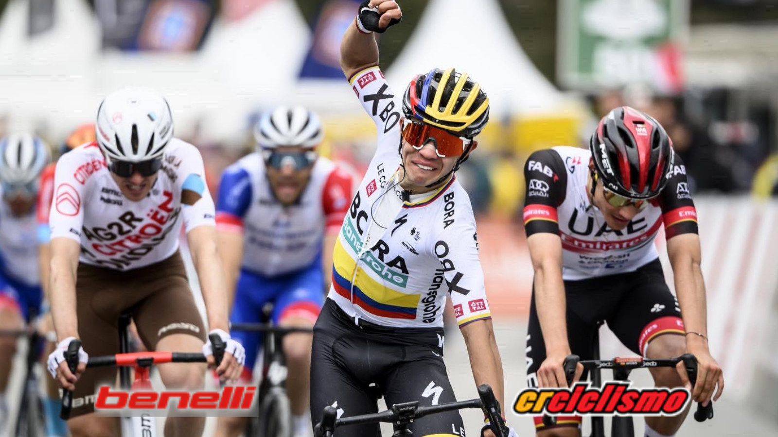 Sergio Higuita ganó la etapa reina del Tour de Romandía