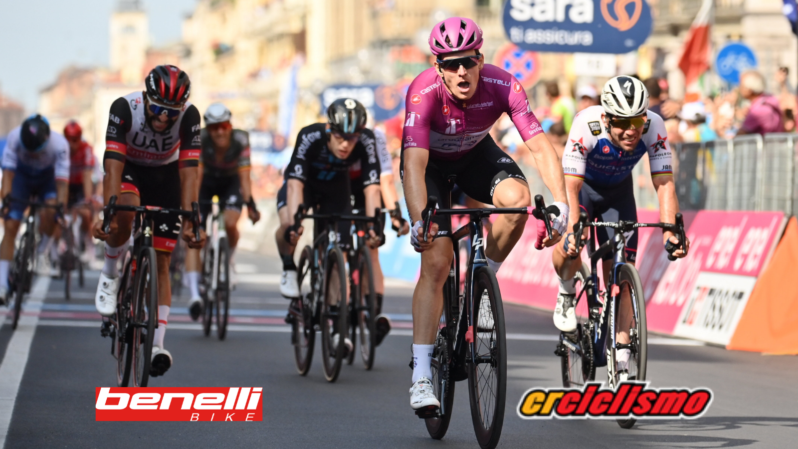 Arnaud Démare, intratable en los embalajes de la Corsa Rosa