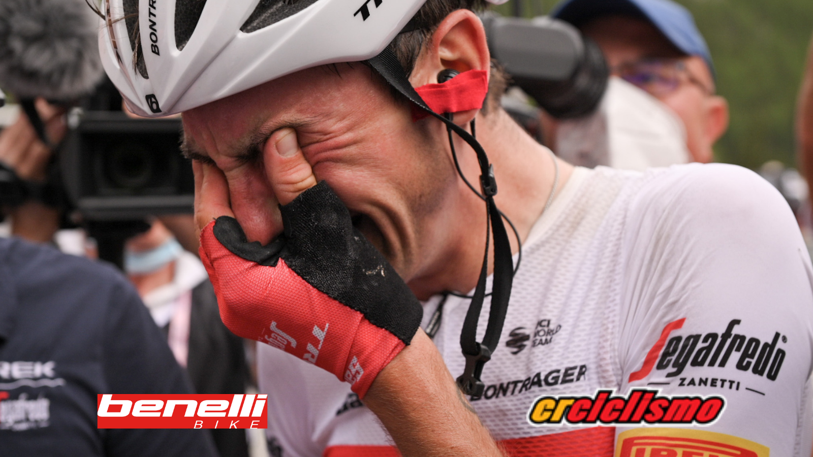 Giulio Ciccone se impuso desde la fuga en Cogne