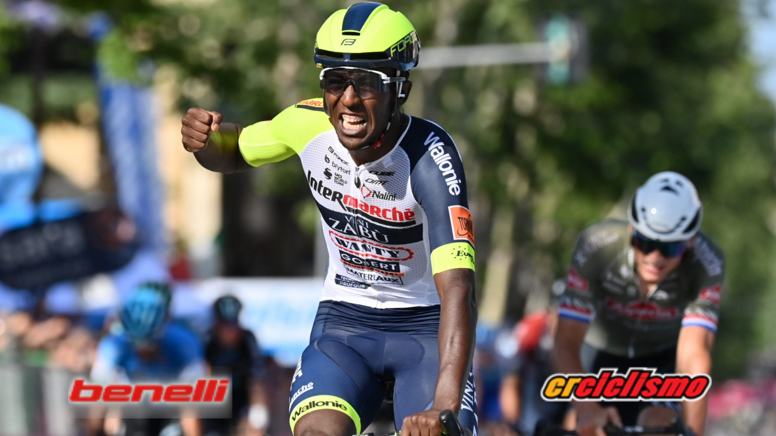 Biniam Girmay cosechó un histórico triunfo en el Giro de Italia
