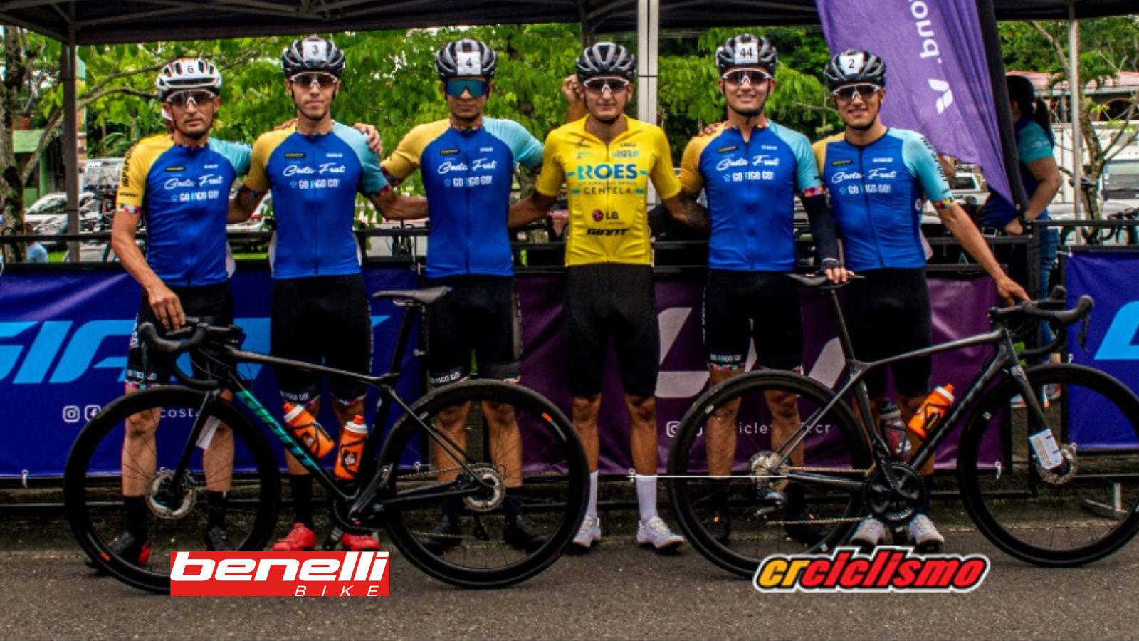CostaFrut-Go Rigo Go-Giant con ocho integrantes para el Campeonato Nacional de Ruta