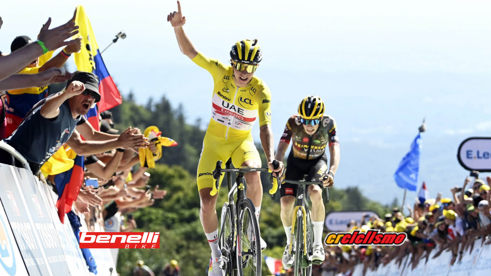 Pogacar reina una vez más en La Planche des Belles Filles