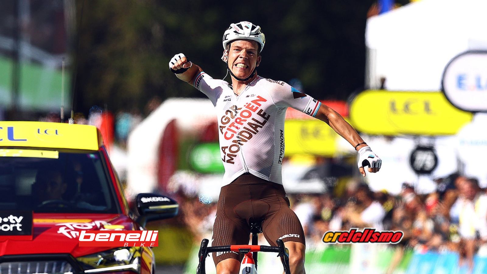 T. Francia: Bob Jungels desde la fuga gana la etapa 9