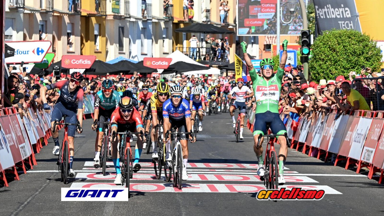 Mads Pedersen consiguió el triplete en Talavera de la Reina