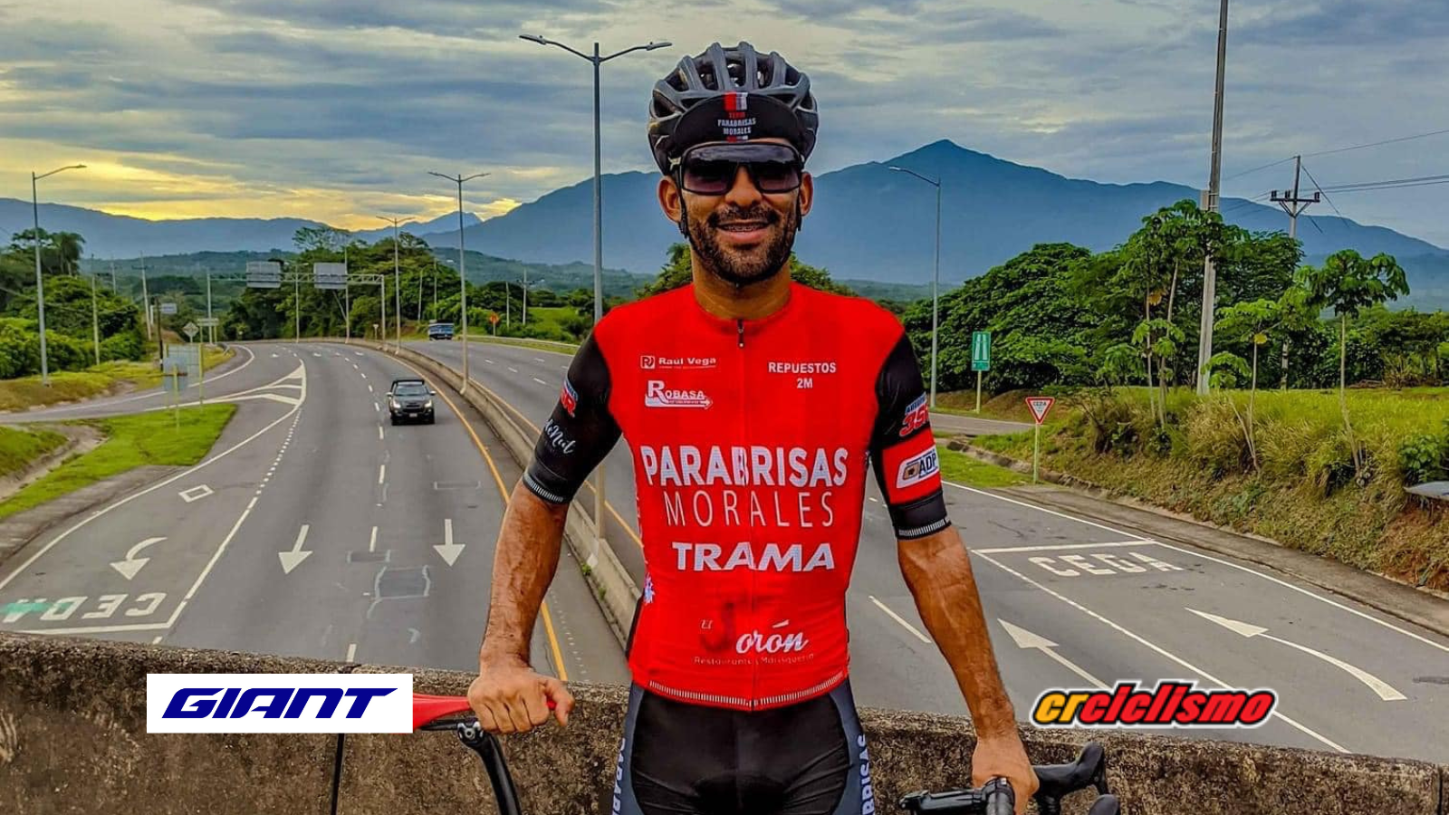 Ciclista del Parabrisas Morales sufre grave accidente y se perderá Vuelta a Costa Rica.