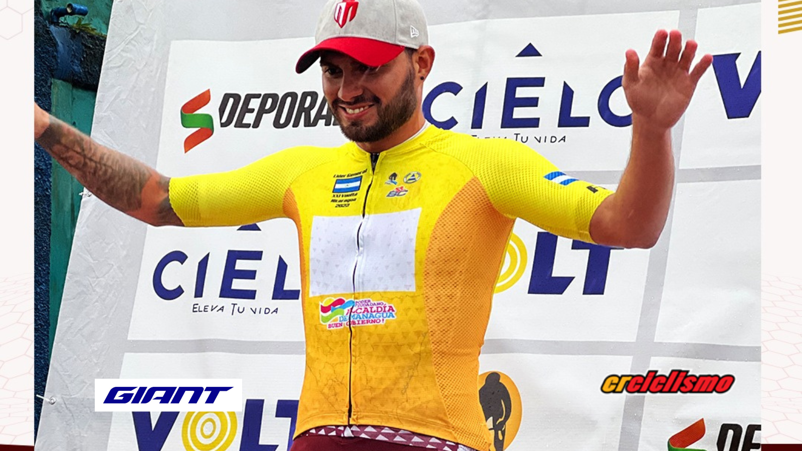 Bryan Jiménez gana etapa en la Vuelta Nicaragua y es el nuevo líder