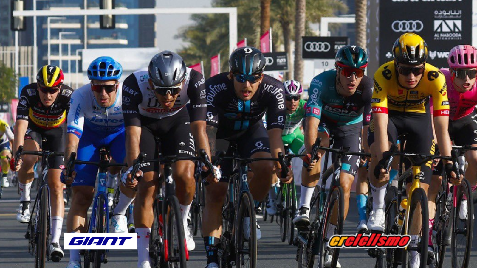Sebastián Molano extendió la fiesta colombiana en el UAE Tour
