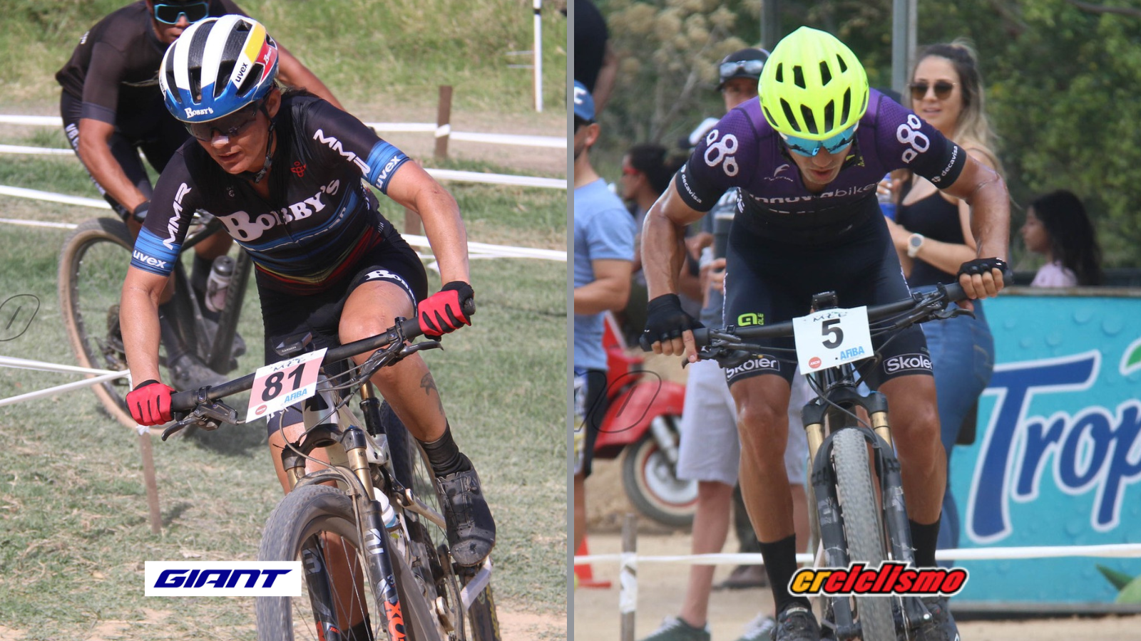 Adriana Rojas y Andrey Fonseca triunfaron en el XCO de la Copa AFIBA