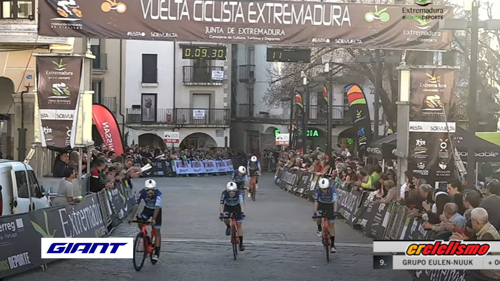 Gabriel Rojas con buenas sensaciones en el inicio de la Vuelta Extremadura.