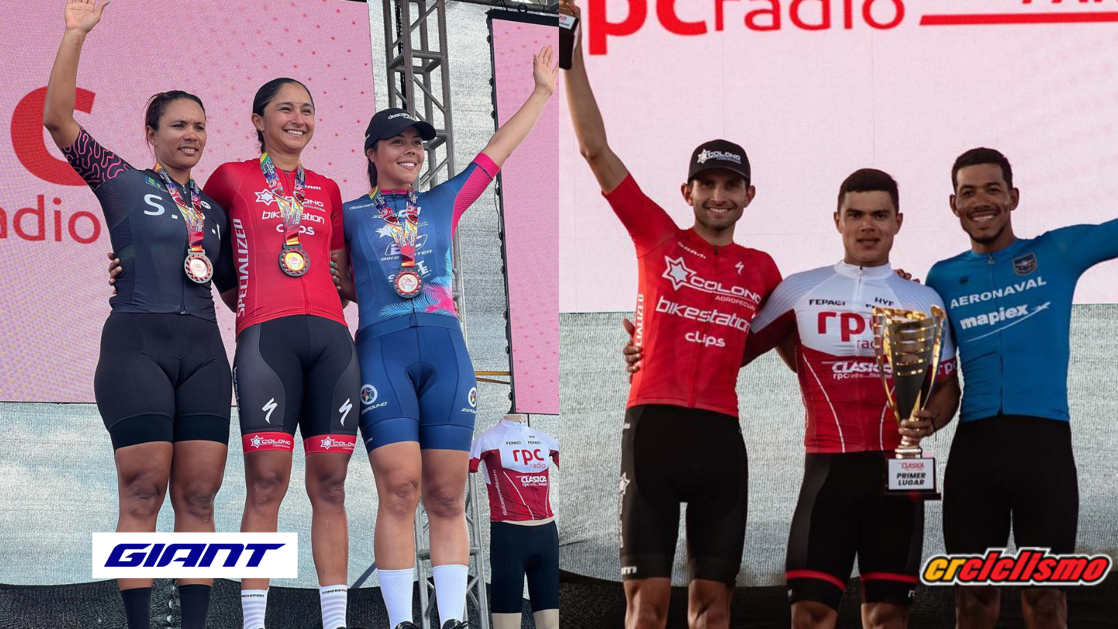 Ticos brillaron en la Clásica RPC Radio.