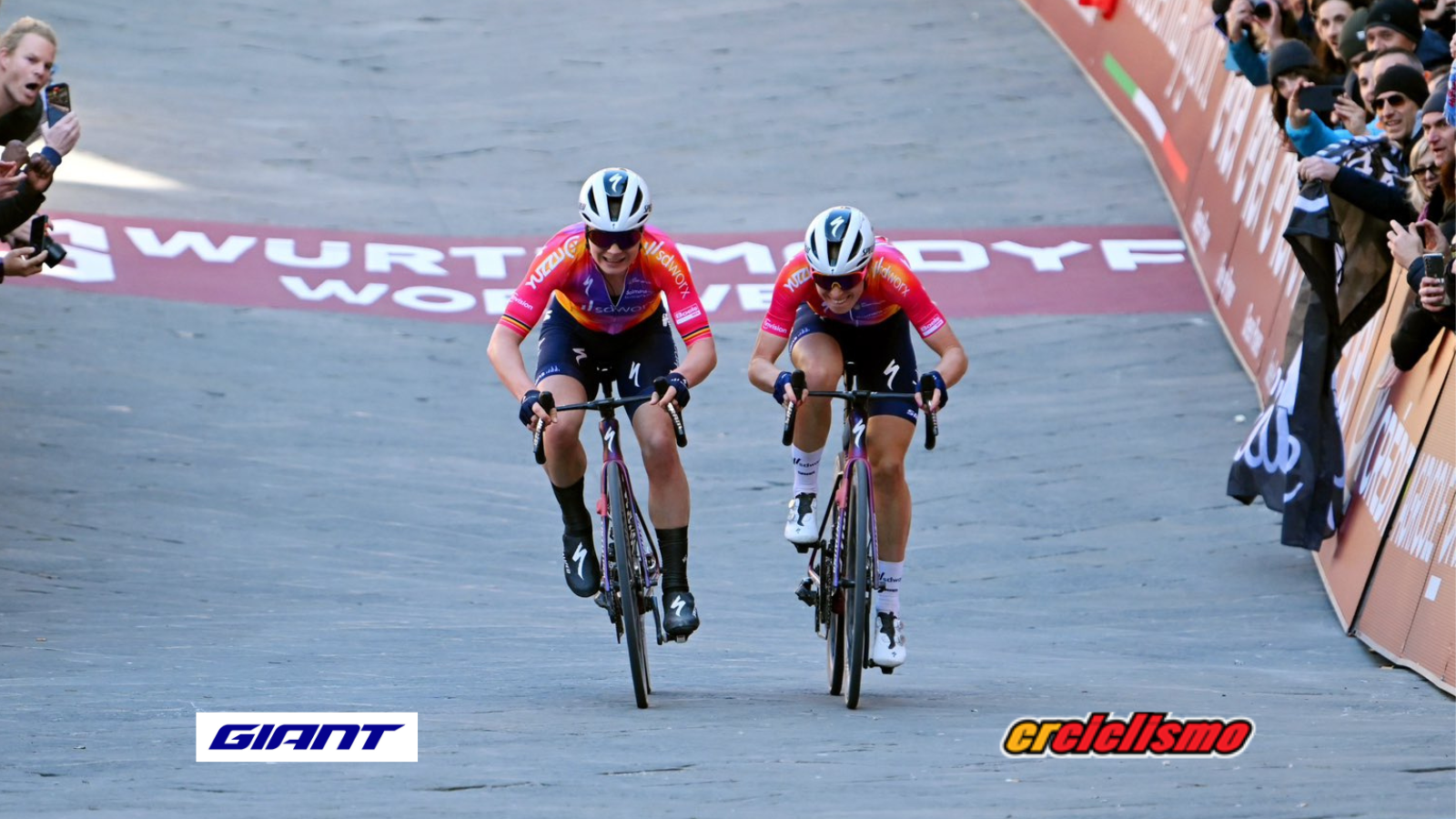SD Worx acaparó el podio de la Strade Bianche Femenina