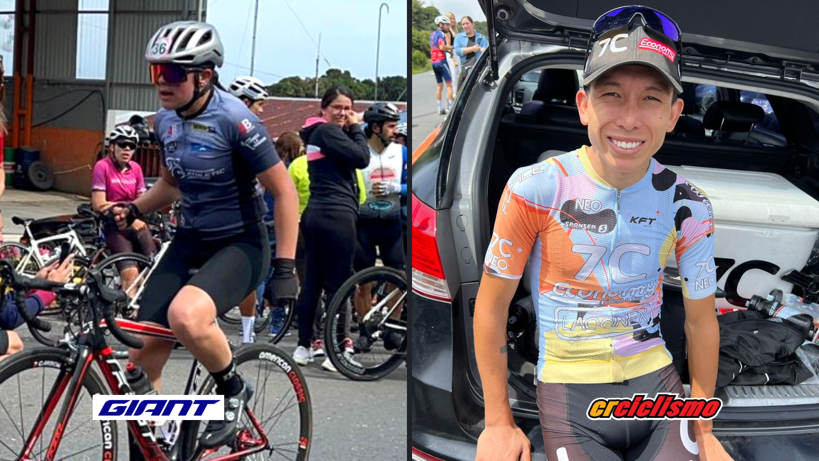 Yailin Gómez y Kevin Rivera lideraron el ascenso al Cerro de la Muerte