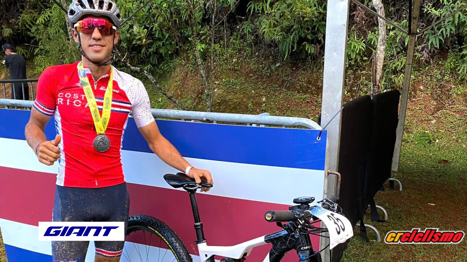 Andrey Fonseca, el ciclista olímpico que gastó sus ahorros para representar a Costa Rica en un panamericano.