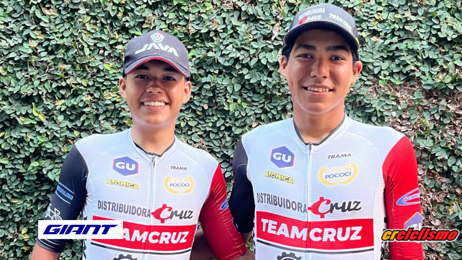 Luis Landaverde y José Pablo Matarrita la nueva generación de ciclistas guapileños que sueñan con el ciclismo europeo.