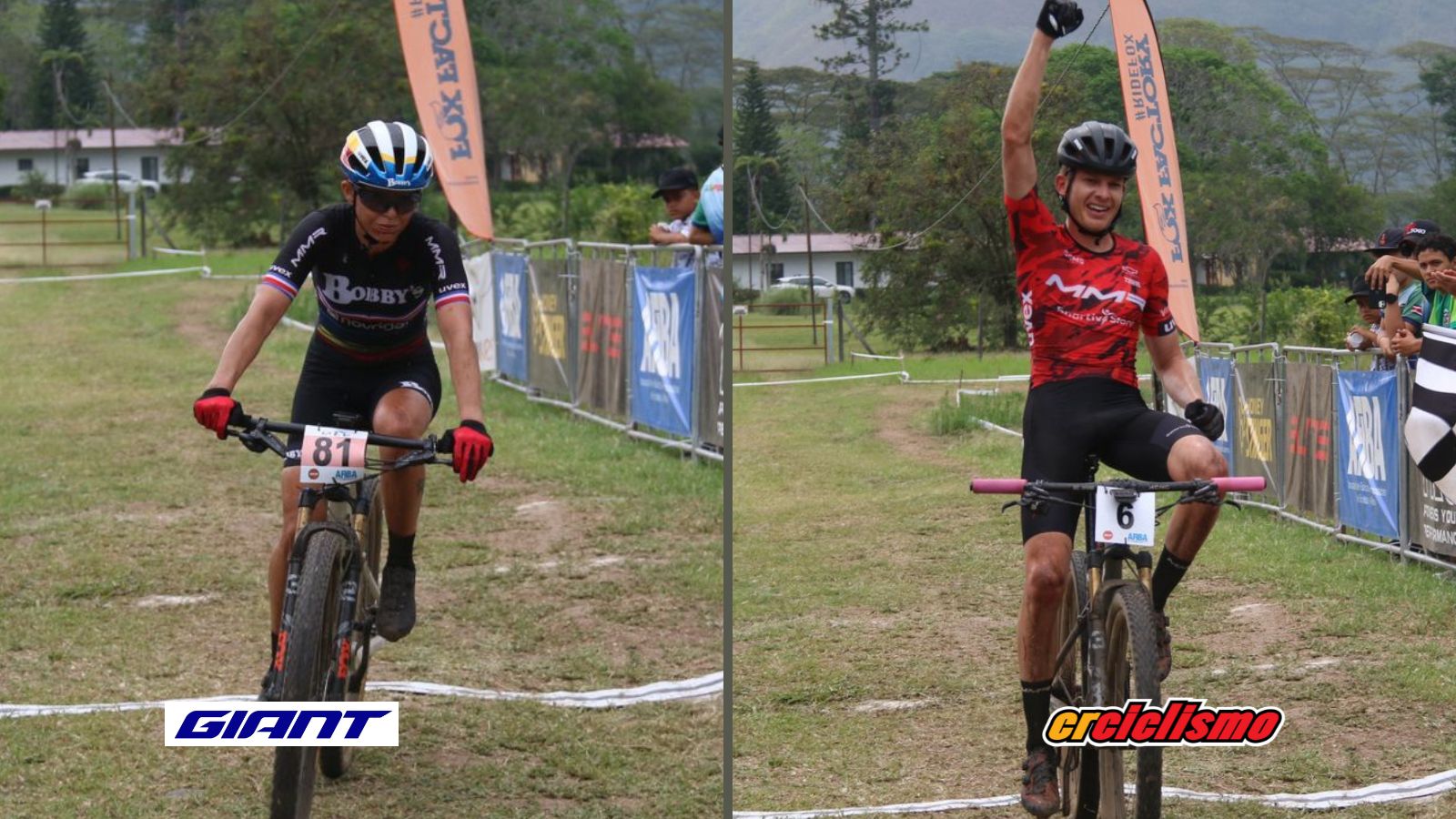 Adriana Rojas y Jonathan Quesada impusieron condiciones en el XCO de la Copa AFIBA