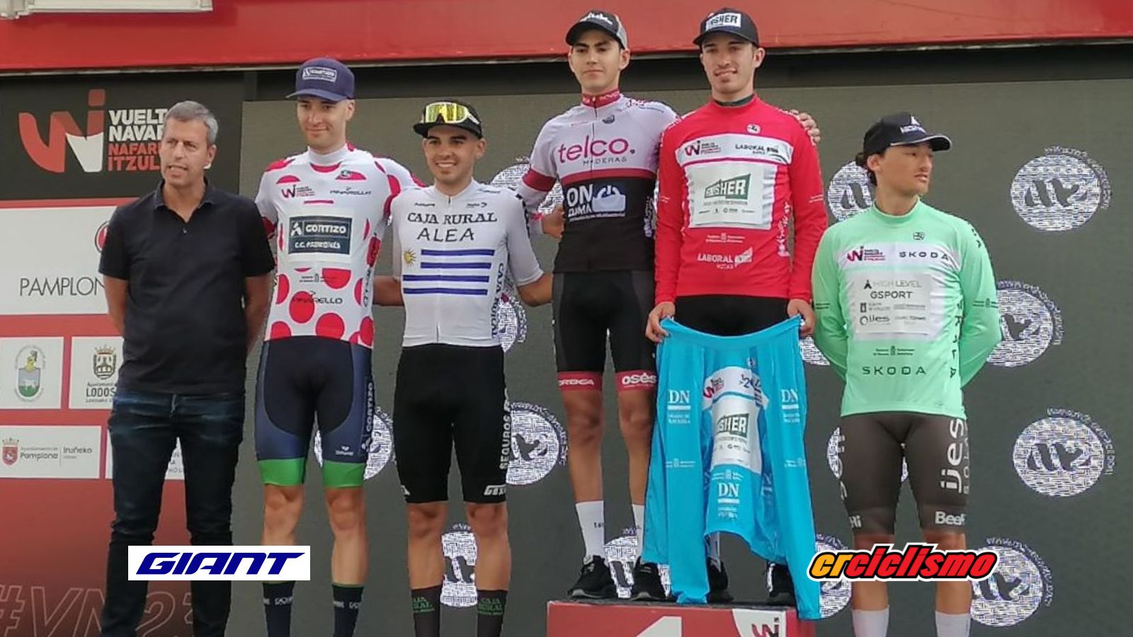 Alejandro Granados permanece como el mejor joven de la Vuelta a Navarra