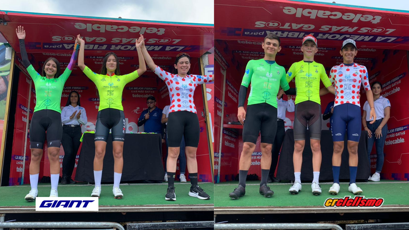 Una mexicana y tres costarricenses los primeros líderes de la Vuelta de la Juventud.
