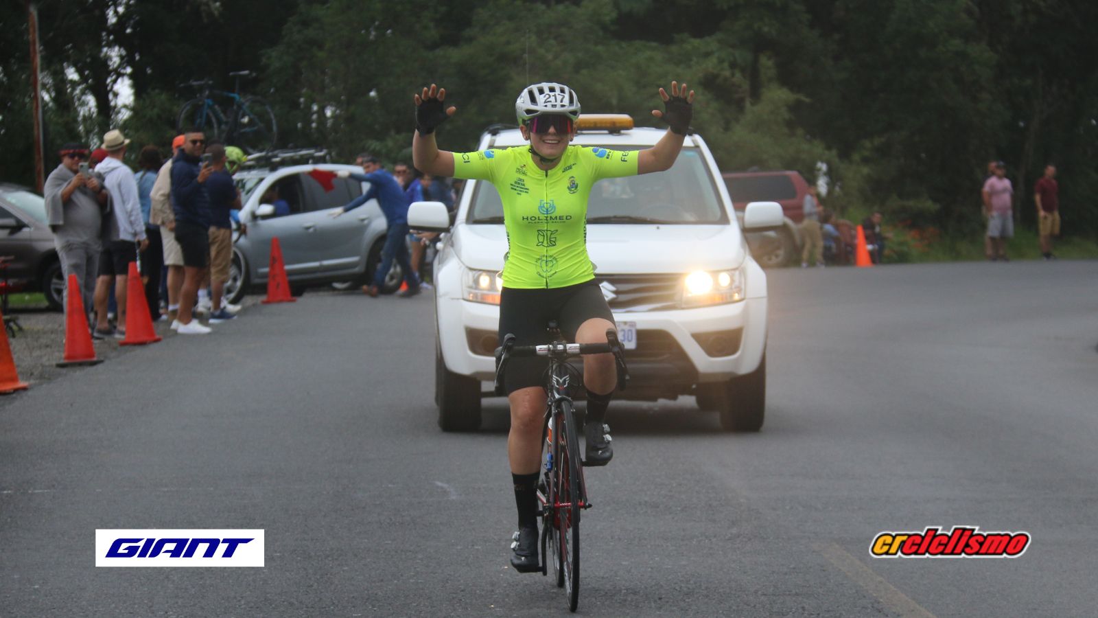 Un tumor en la rodilla motivó a que Yailin Gómez se metiera en el mundo del ciclismo.