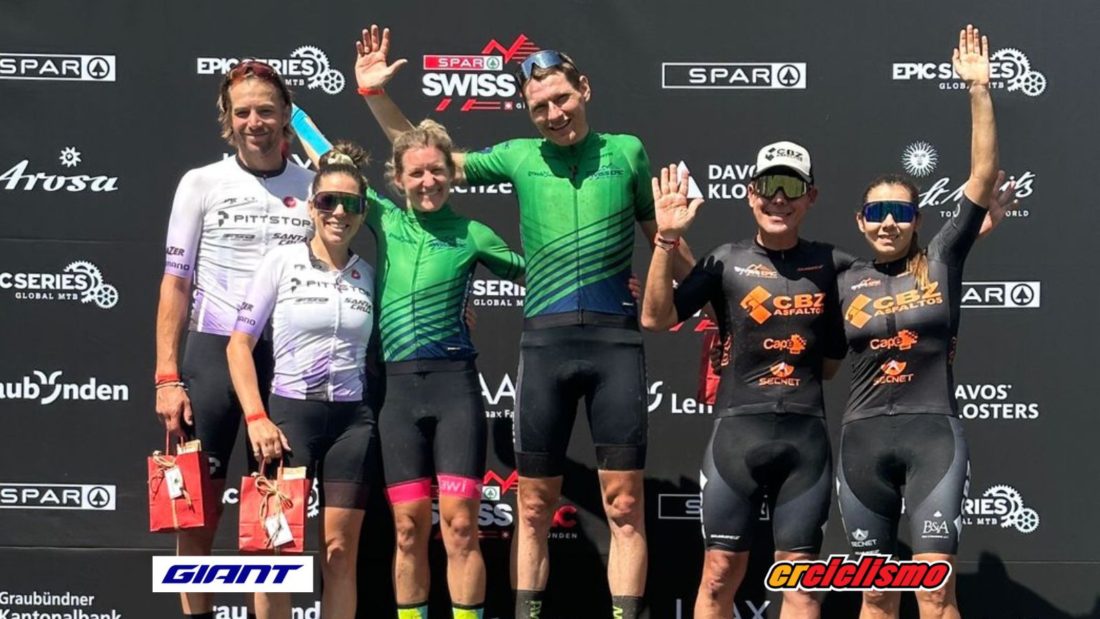 Ticos permanecen en el podio de la Spar Swiss Epic tras la etapa reina