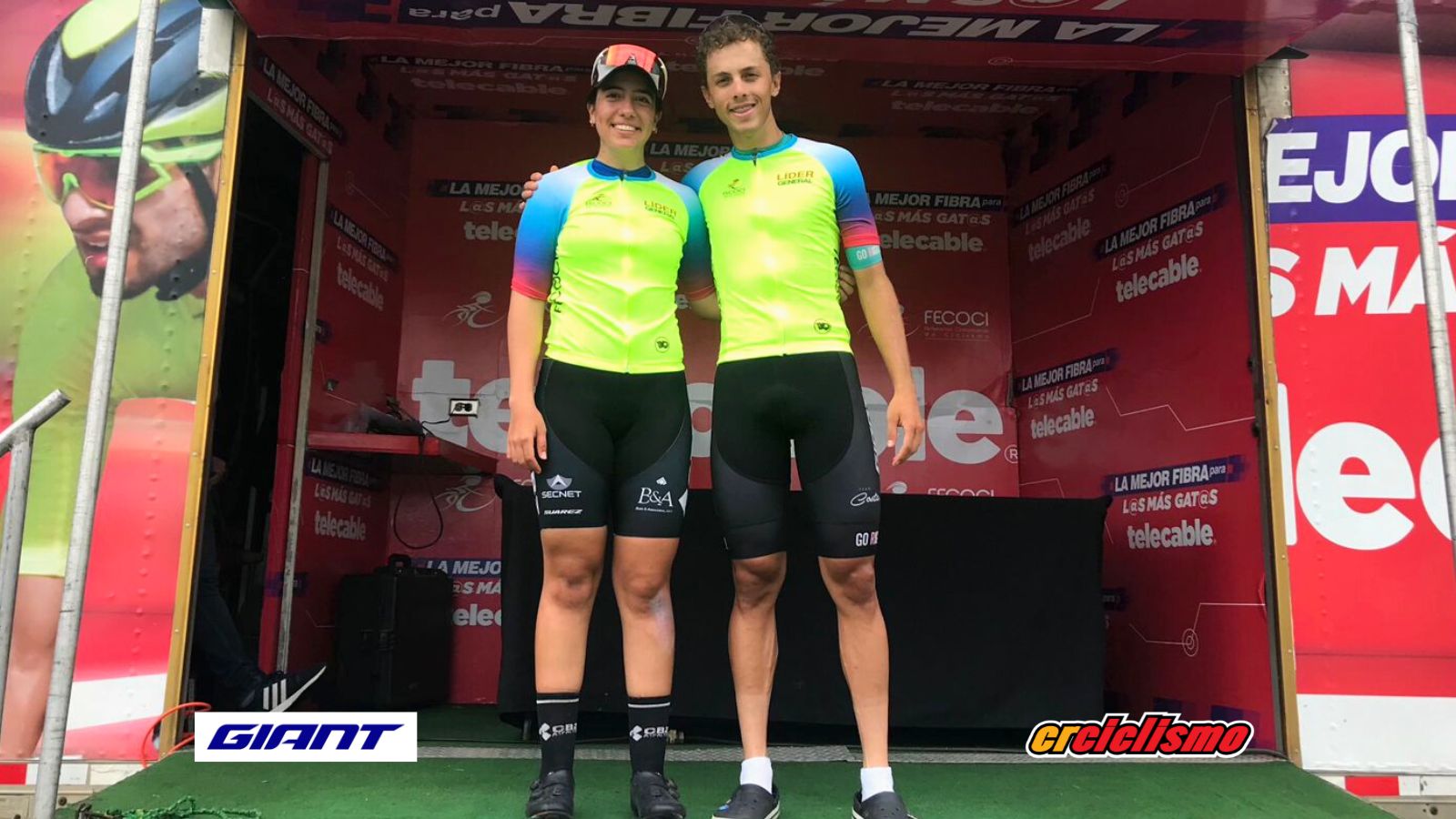 Diego Umaña y Diandra Ramírez dominaron la primera etapa de la Vuelta del Porvenir.
