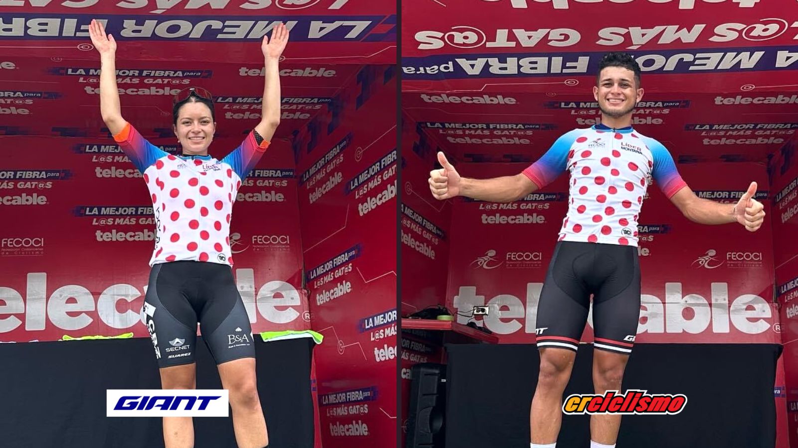 Krissia Araya y Pablo Vásquez triunfaron en Curubandé