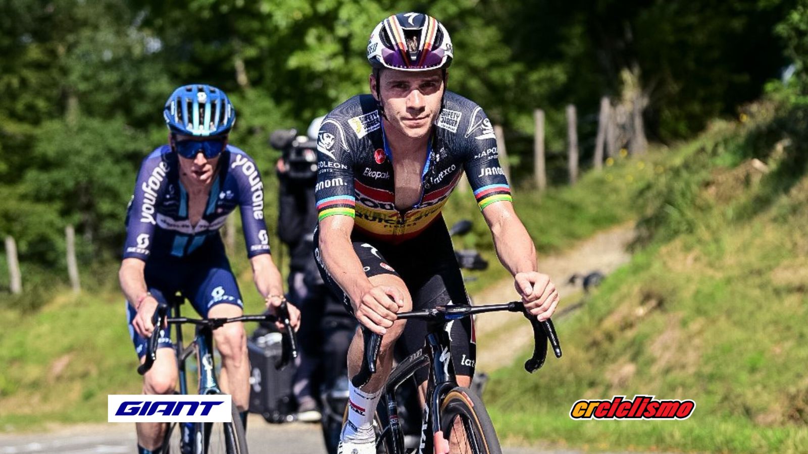 Remco Evenepoel se reivindica en Larra-Belagua