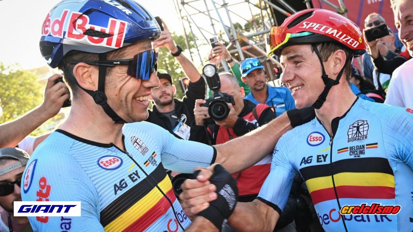 Evenepeol y Van Aert encabezan la prelista de Bélgica para los Olímpicos.