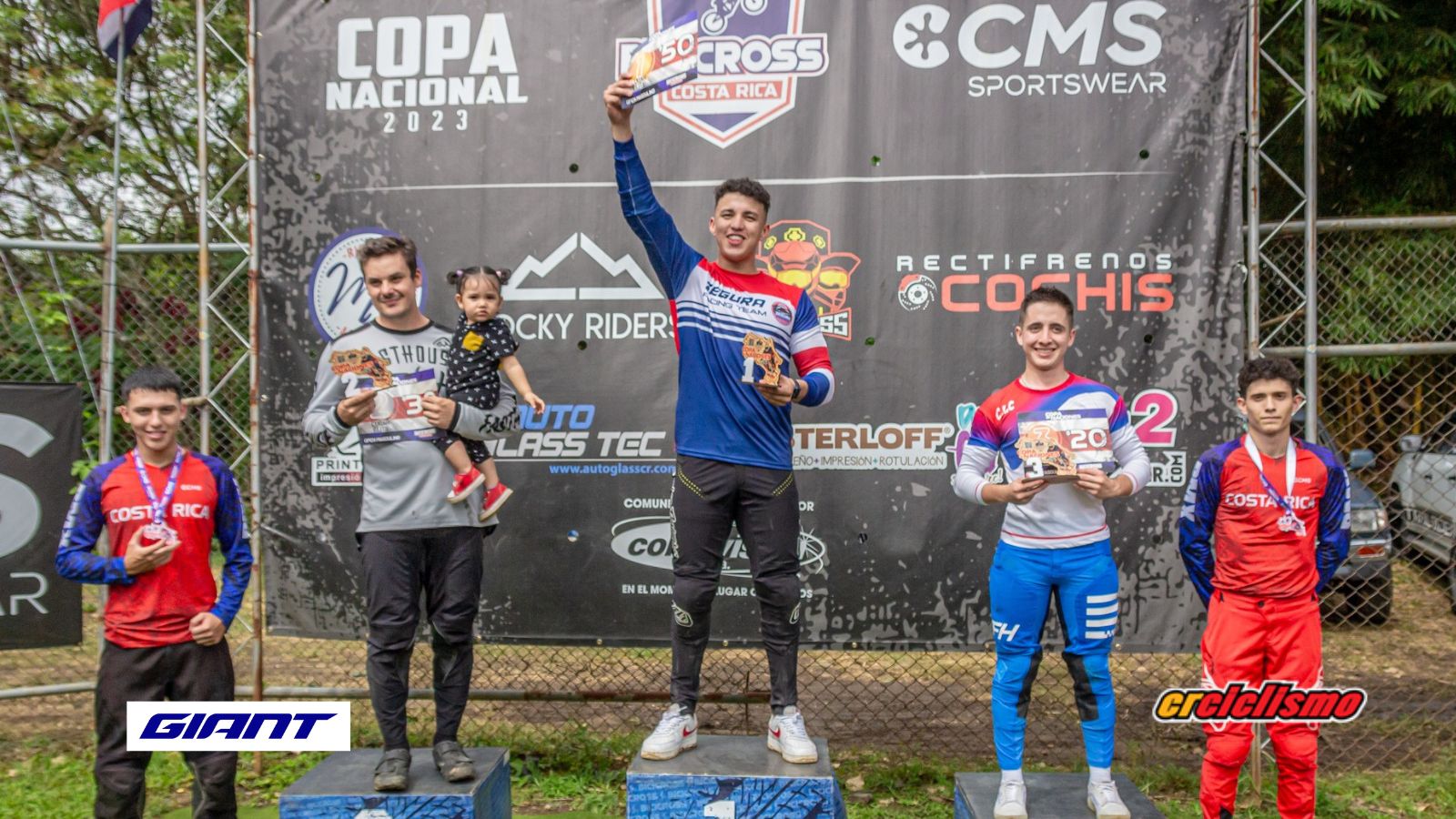 Costa Rica dominó 10 de las 13 categorías que hubo en la Copa de Naciones BMX.