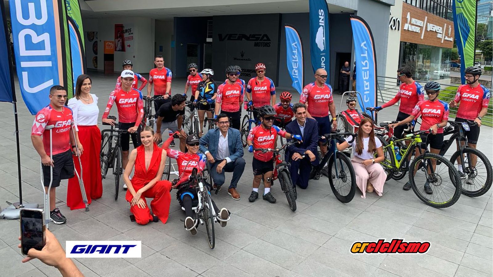 Este es el equipo de paraciclismo del Gran Fondo Andrey Amador