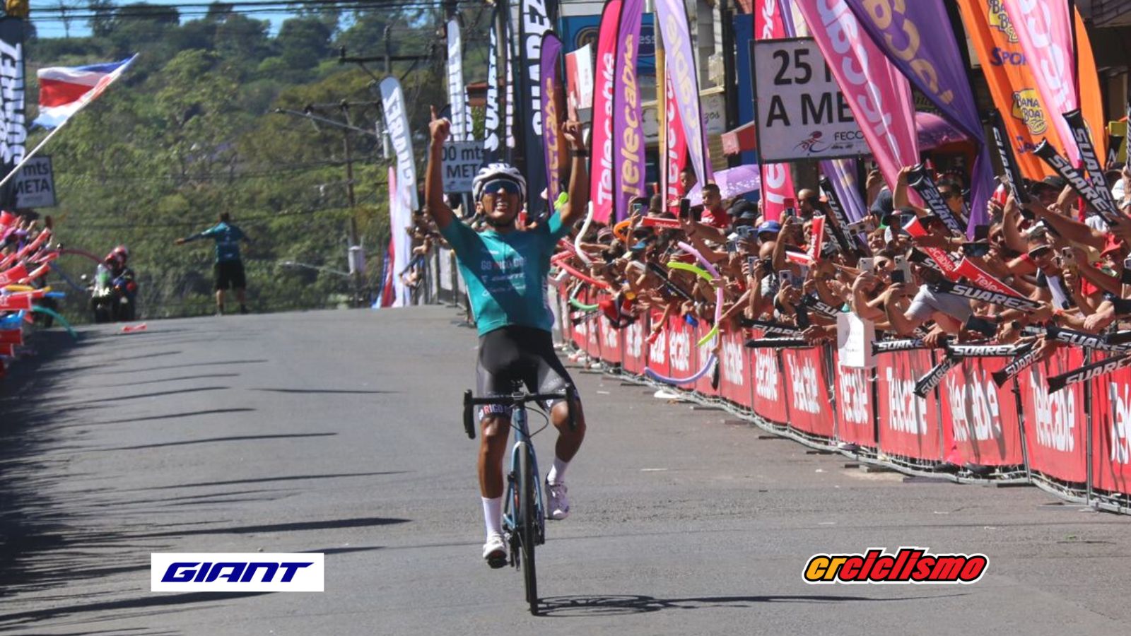 Bryan Salas abrió la cuenta del Costa Frut Go Rigo Go Giant en la Vuelta a Costa Rica
