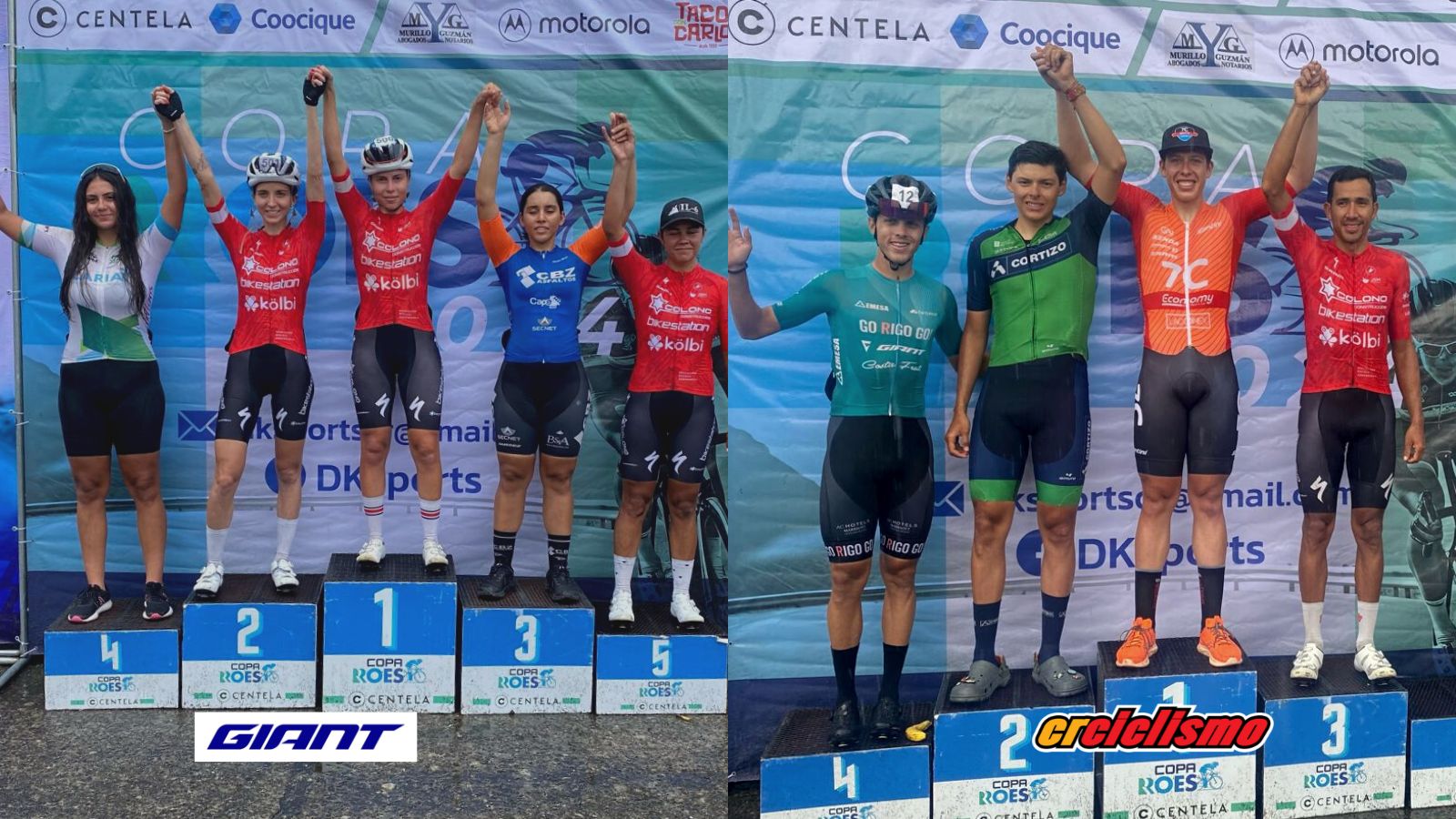 Dixiana Quesada y Donovan Ramírez fueron los más rápidos en la Copa ROES