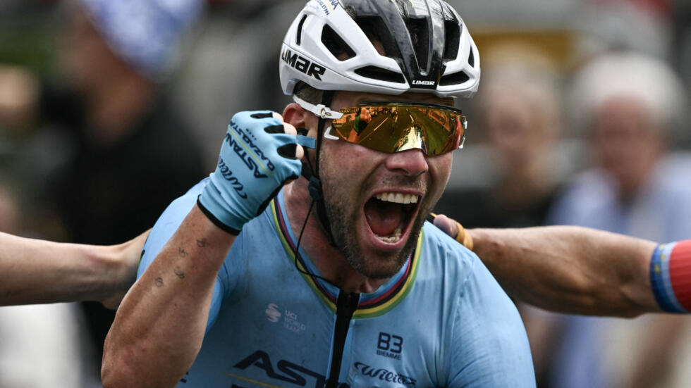 Cavendish superó el récord de Merckx de más etapas ganas en el Tour de Francia