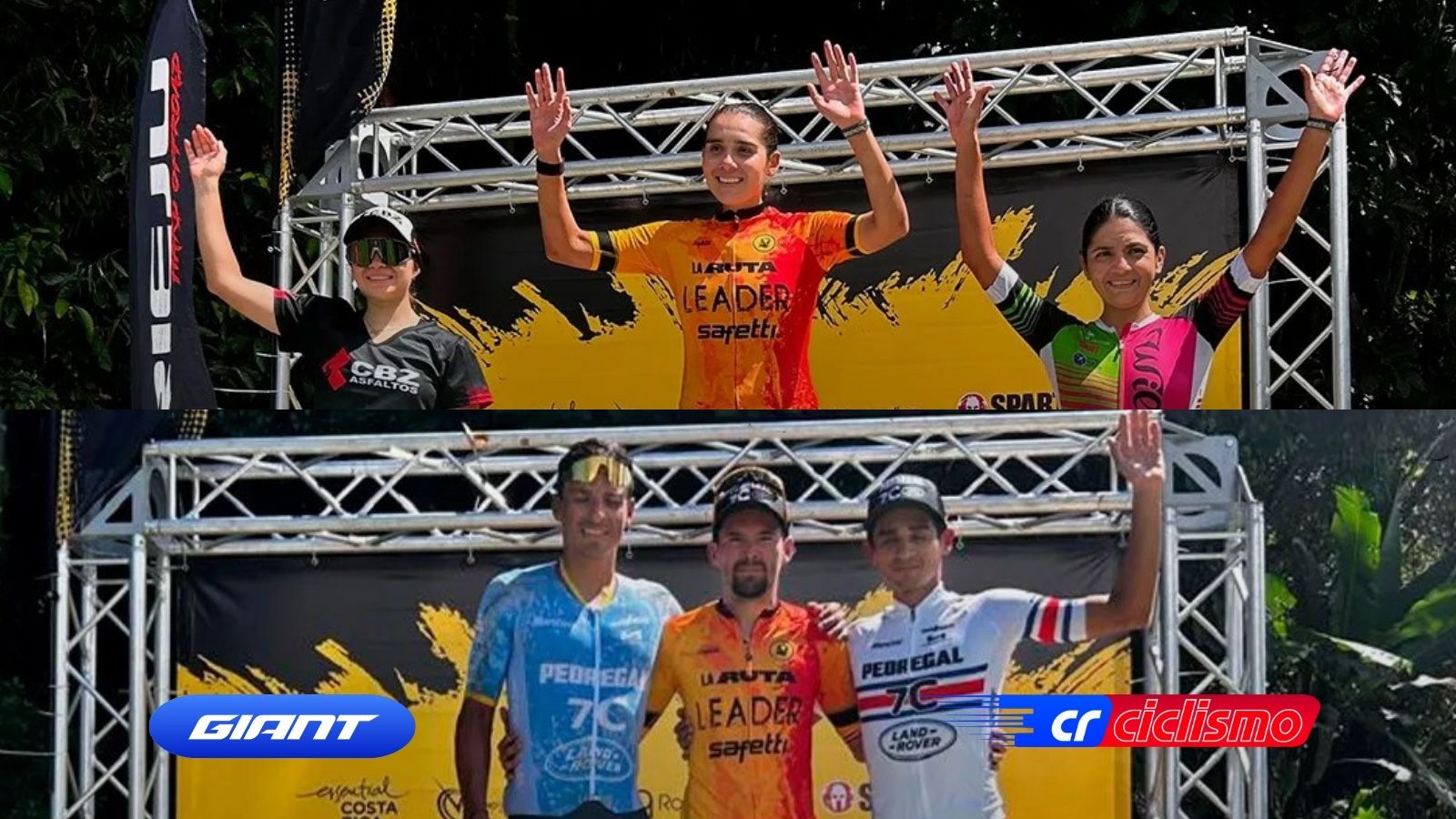 Carlos Herrera y Cristel Espinoza ganaron la primera etapa de La Ruta